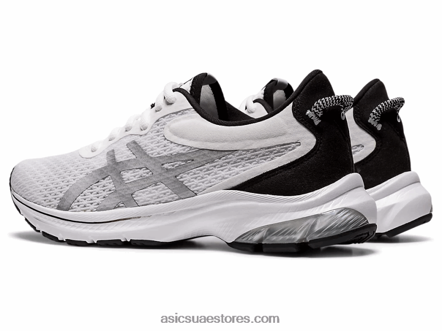 Asics أبيض / فضي نقي جل كومو لايت 2 2N24DJ3992