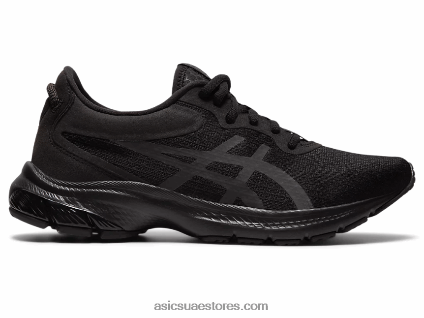 Asics أسود / رمادي جرافيت جل كومو لايت 2 2N24DJ3994