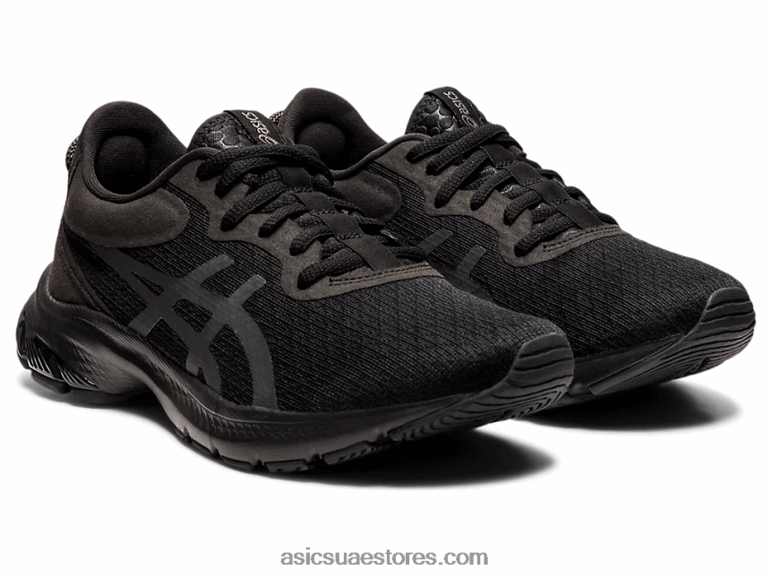 Asics أسود / رمادي جرافيت جل كومو لايت 2 2N24DJ3994