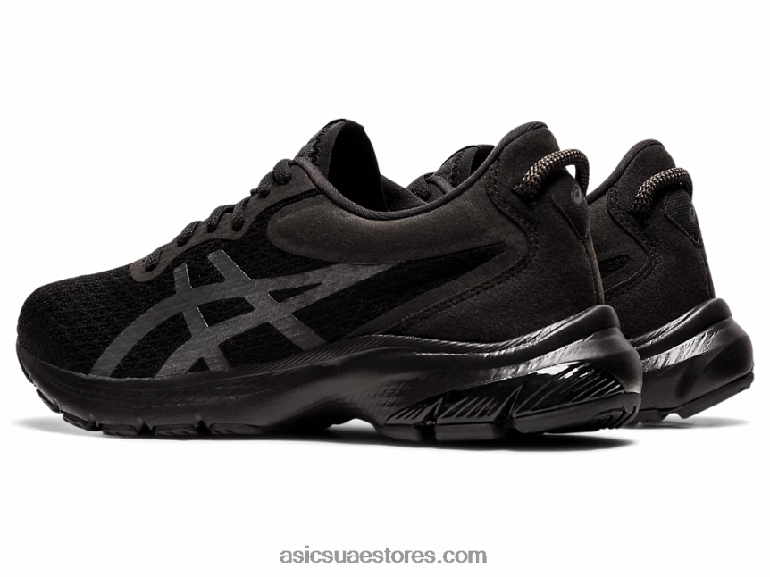 Asics أسود / رمادي جرافيت جل كومو لايت 2 2N24DJ3994