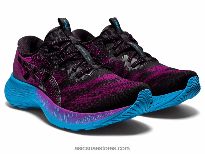 Asics عنب رقمي / أسود هلام نيمبوس لايت 2 2N24DJ4014