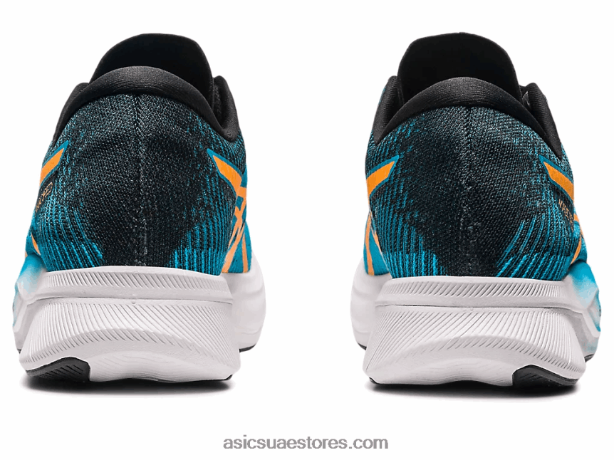Asics جزيرة البوب ​​الأزرق / البرتقالي السرعة السحرية 2 2N24DJ481