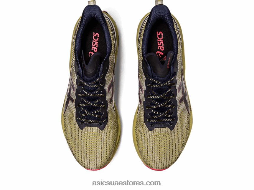 Asics زيت زيتون / كهرباء احمر انفجار جل كينسي لو 2 2N24DJ498