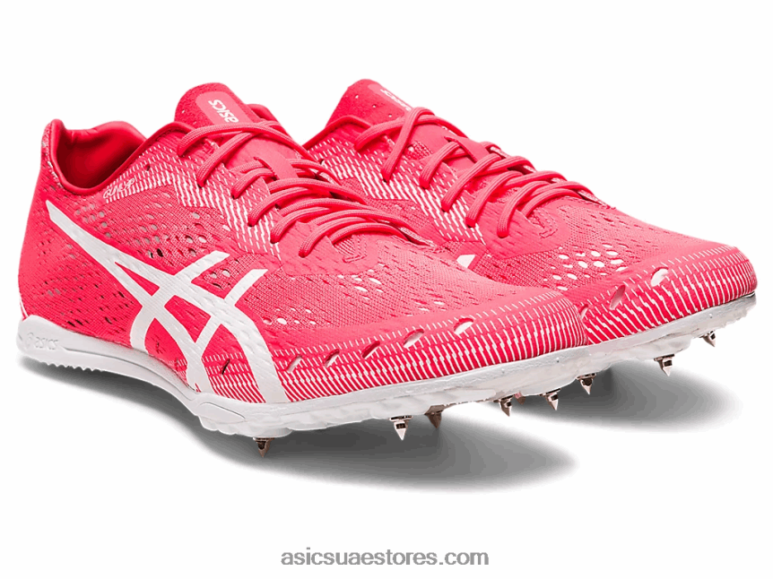 Asics المغنية الوردي / الأبيض بندقية اللفة 2 2N24DJ543