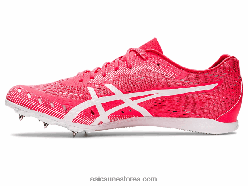Asics المغنية الوردي / الأبيض بندقية اللفة 2 2N24DJ543