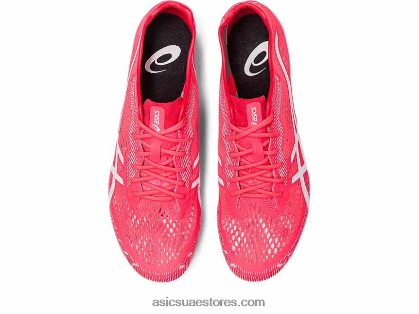 Asics المغنية الوردي / الأبيض بندقية اللفة 2 2N24DJ543