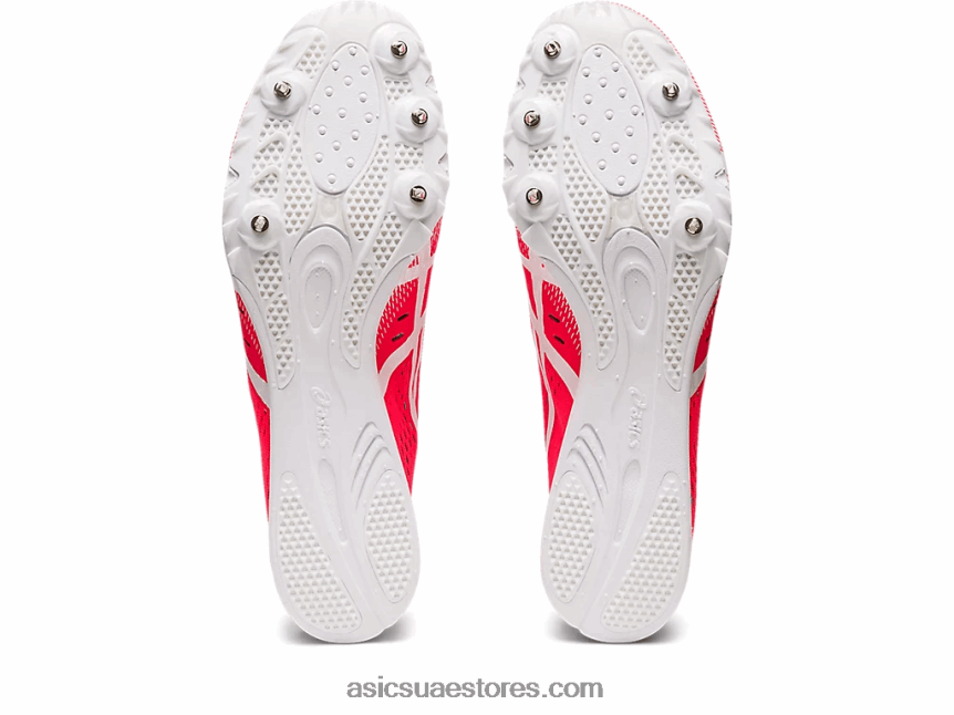 Asics المغنية الوردي / الأبيض بندقية اللفة 2 2N24DJ543