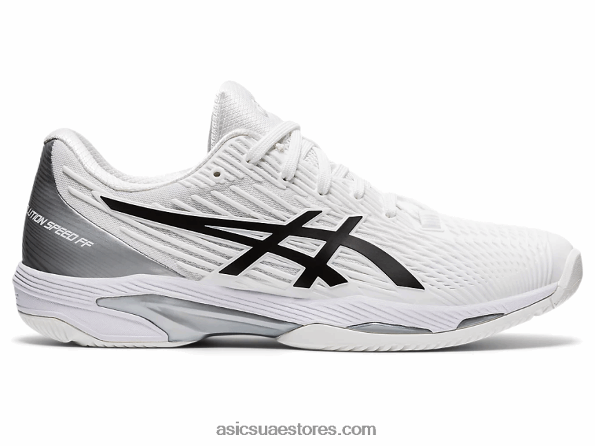 Asics أبيض أسود سرعة الحل صص 2 2N24DJ590