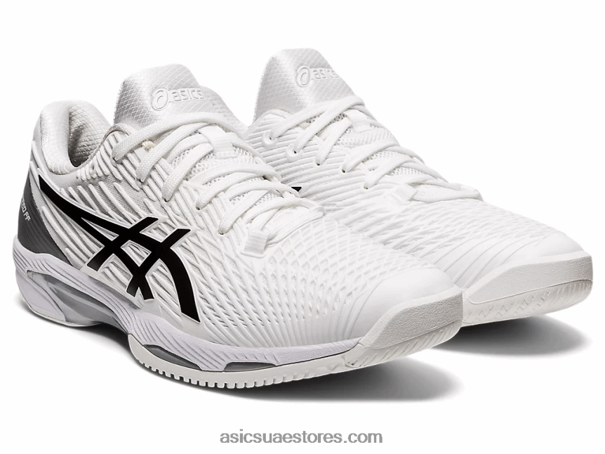Asics أبيض أسود سرعة الحل صص 2 2N24DJ590