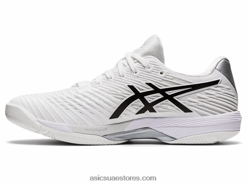 Asics أبيض أسود سرعة الحل صص 2 2N24DJ590
