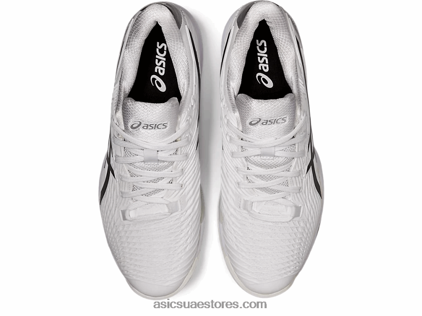 Asics أبيض أسود سرعة الحل صص 2 2N24DJ590