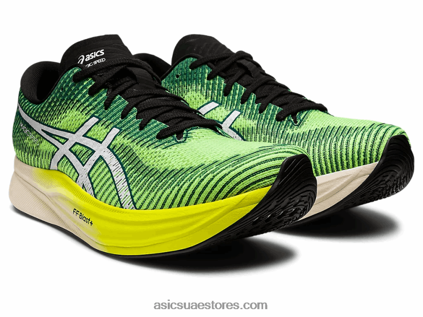 Asics أمان أصفر / أبيض السرعة السحرية 2 2N24DJ740