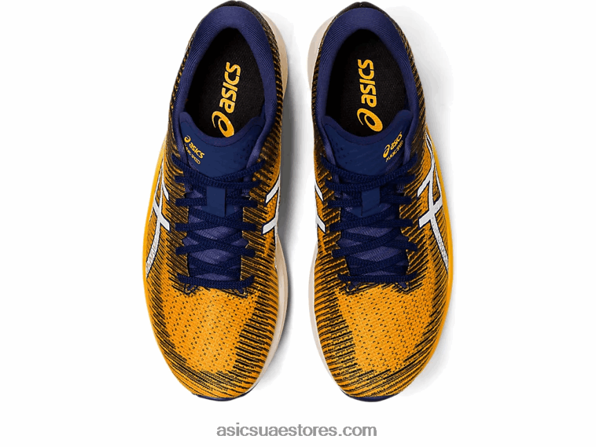 Asics العنبر / الأبيض السرعة السحرية 2 واسعة 2N24DJ819