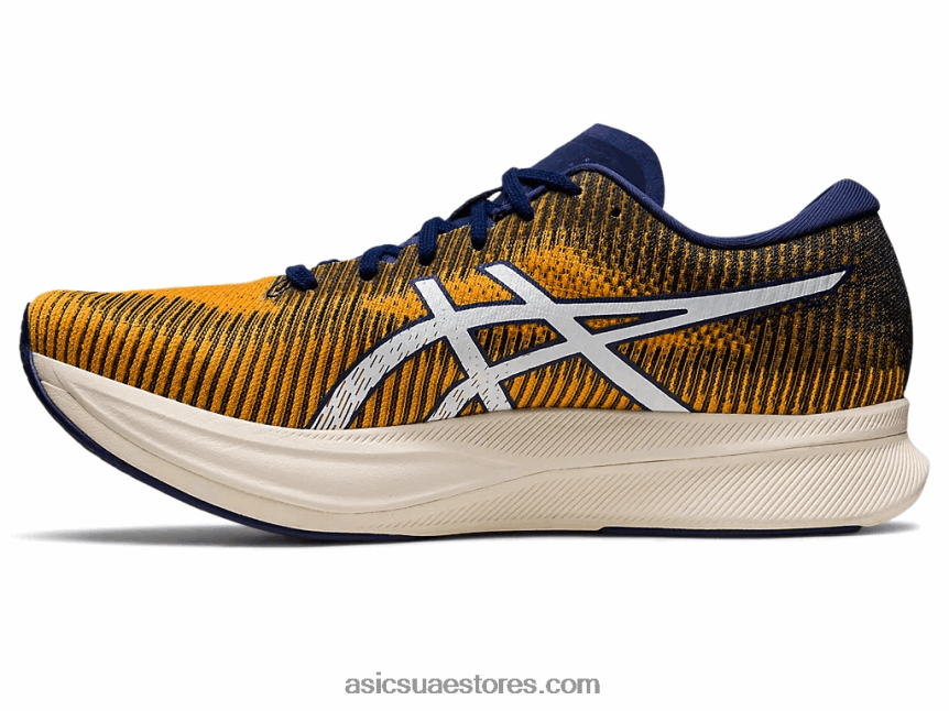 Asics العنبر / الأبيض السرعة السحرية 2 2N24DJ829