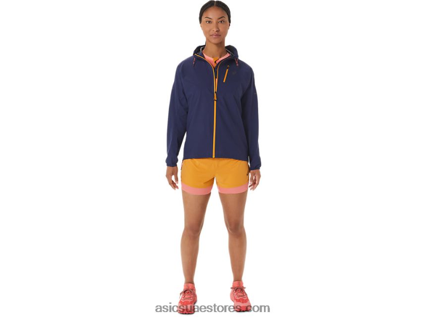 Asics عاصفة رملية / بابايا فوجيتريل للسيدات 2-n-1 قصير 2N24DJ2537