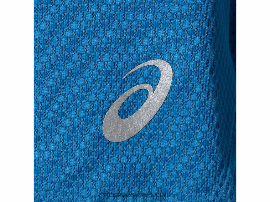 Asics تولد من جديد الأزرق / الأزرق الفرنسي تهوية للرجال 2-n-1 5in قصيرة 2N24DJ1911