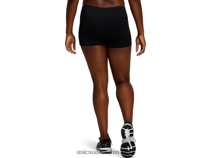 Asics أسود الأداء سيدات قطار قصير 2in 2N24DJ4164