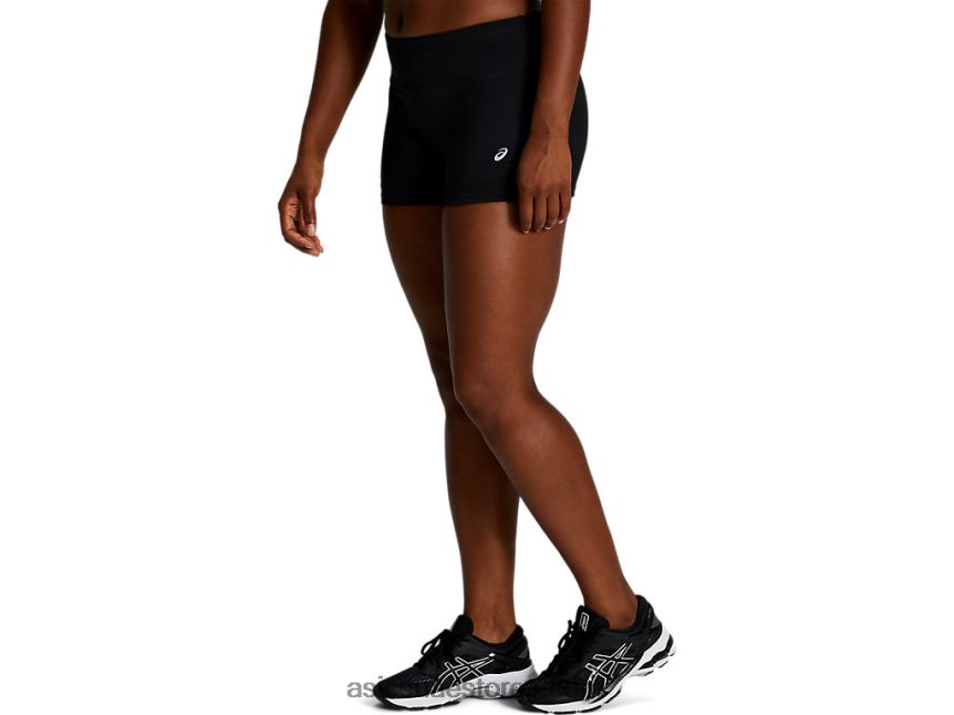 Asics أسود الأداء سيدات قطار قصير 2in 2N24DJ4164