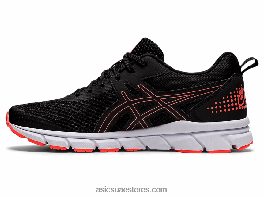 Asics أسود / فلاش المرجان جل - 33 2N24DJ3911