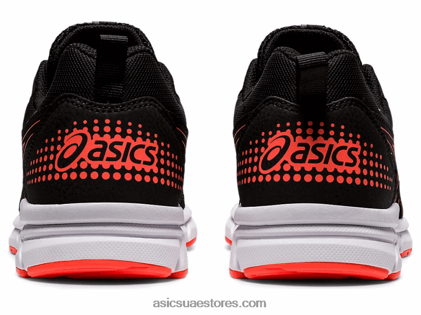 Asics أسود / فلاش المرجان جل - 33 2N24DJ3911