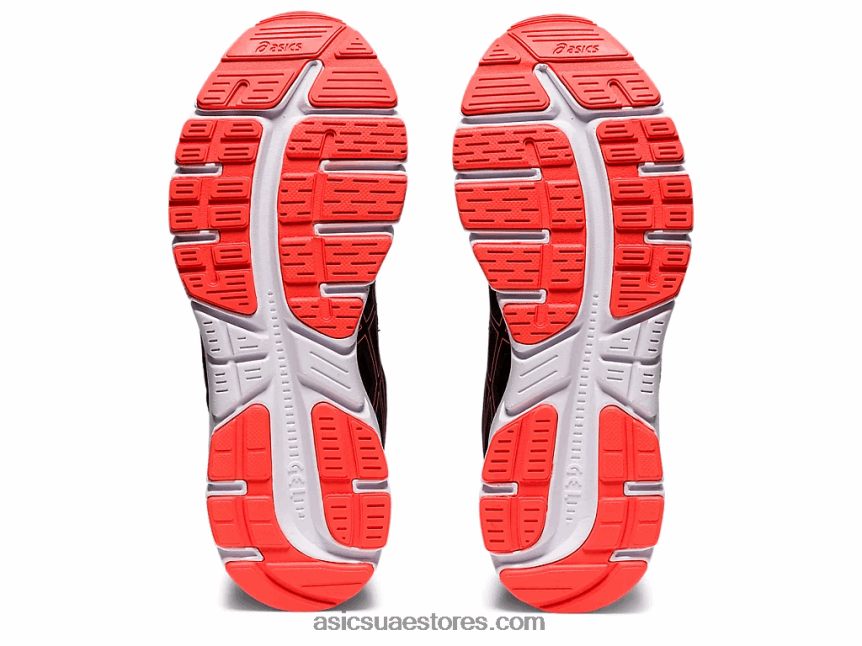 Asics أسود / فلاش المرجان جل - 33 2N24DJ3911