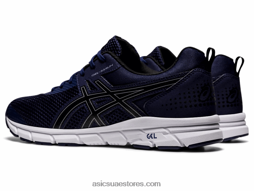 Asics معطف طاووس / أسود جل - 33 2N24DJ895