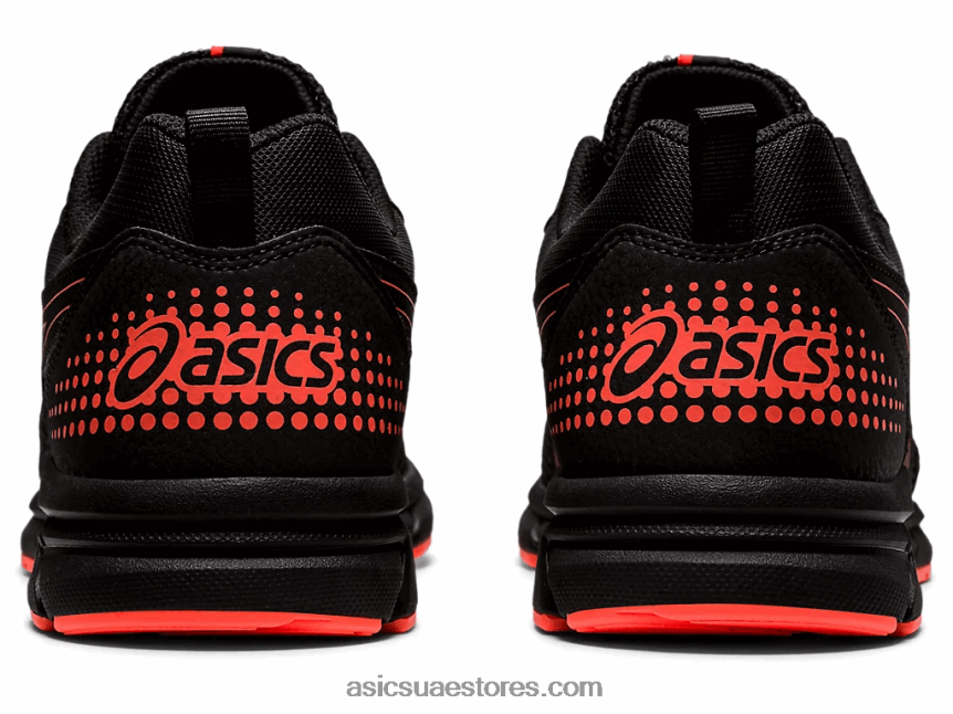 Asics أسود / فلاش المرجان جل - 33 2N24DJ896