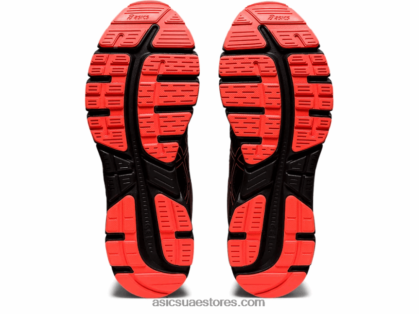 Asics أسود / فلاش المرجان جل - 33 2N24DJ896