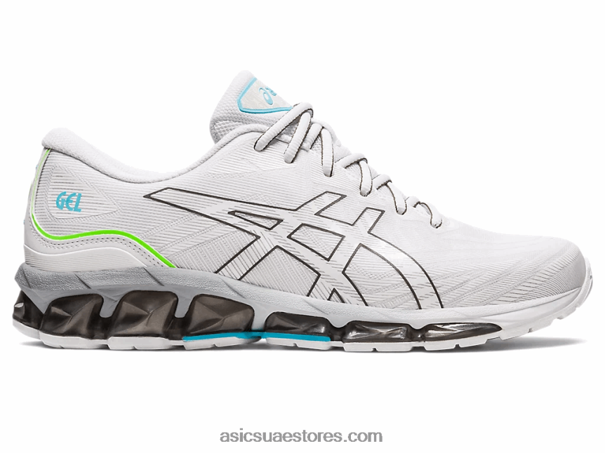 Asics أبيض / جونميتال جل الكم 360 السابع 2N24DJ198