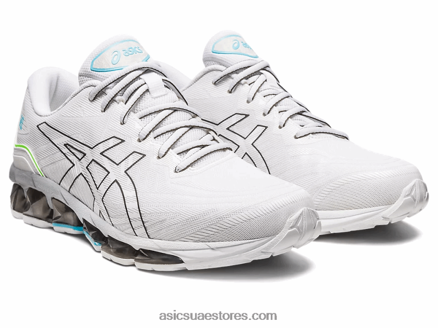 Asics أبيض / جونميتال جل الكم 360 السابع 2N24DJ198