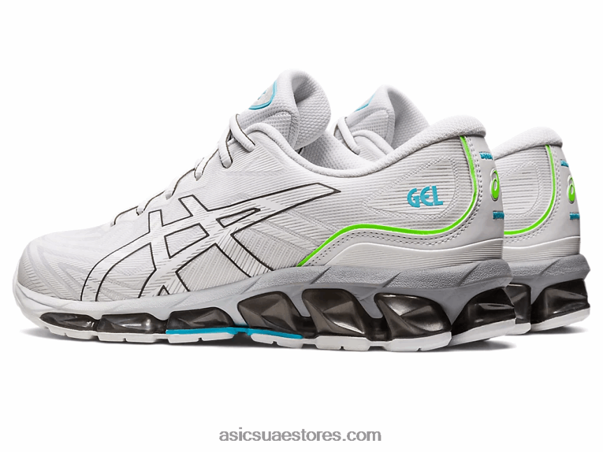 Asics أبيض / جونميتال جل الكم 360 السابع 2N24DJ198