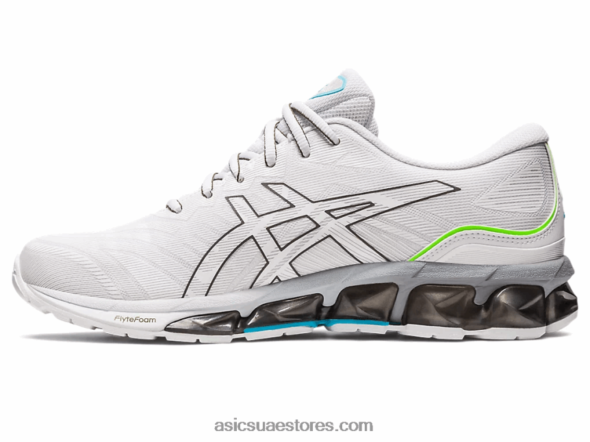 Asics أبيض / جونميتال جل الكم 360 السابع 2N24DJ198