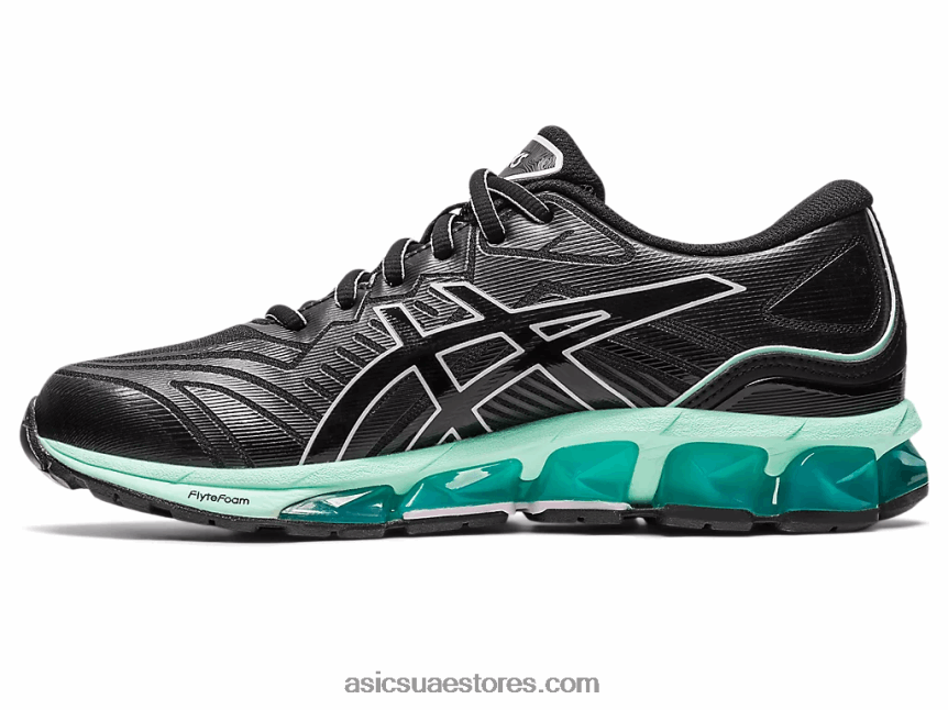 Asics أسود / ثلج طازج جل الكم 360 السابع 2N24DJ2190