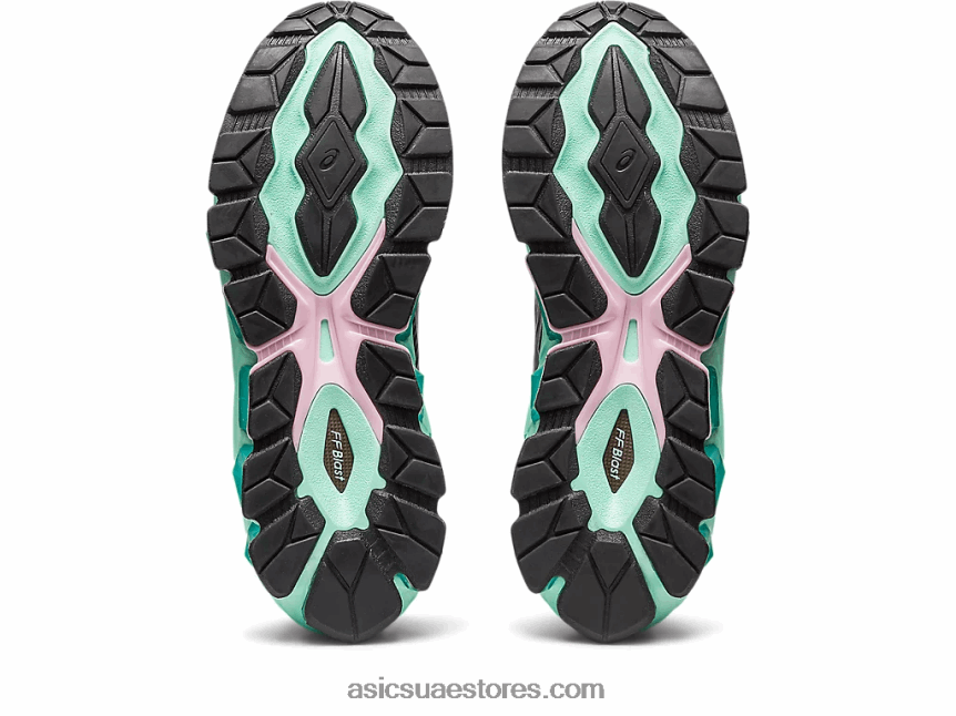 Asics أسود / ثلج طازج جل الكم 360 السابع 2N24DJ2190