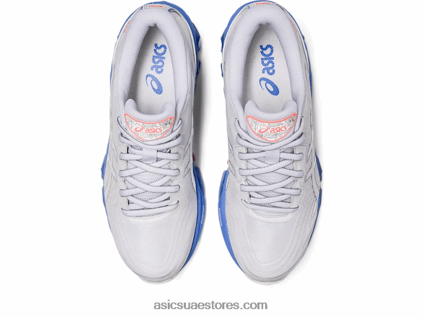 Asics أبيض / نكة زرقاء جل الكم 360 السابع 2N24DJ2319