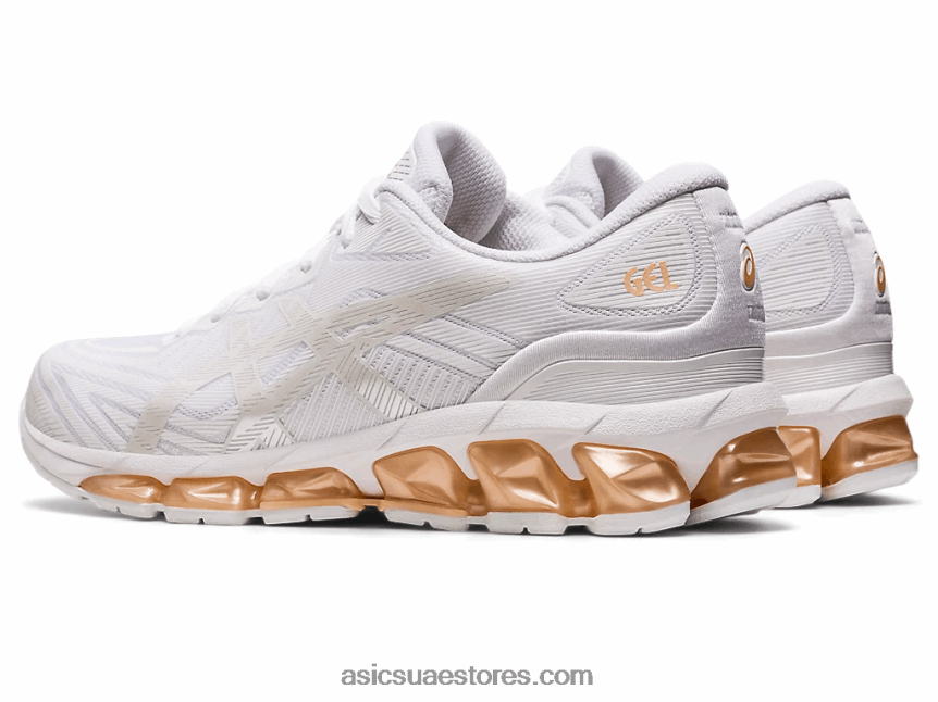 Asics أبيض / شمبانيا جل الكم 360 السابع 2N24DJ2623