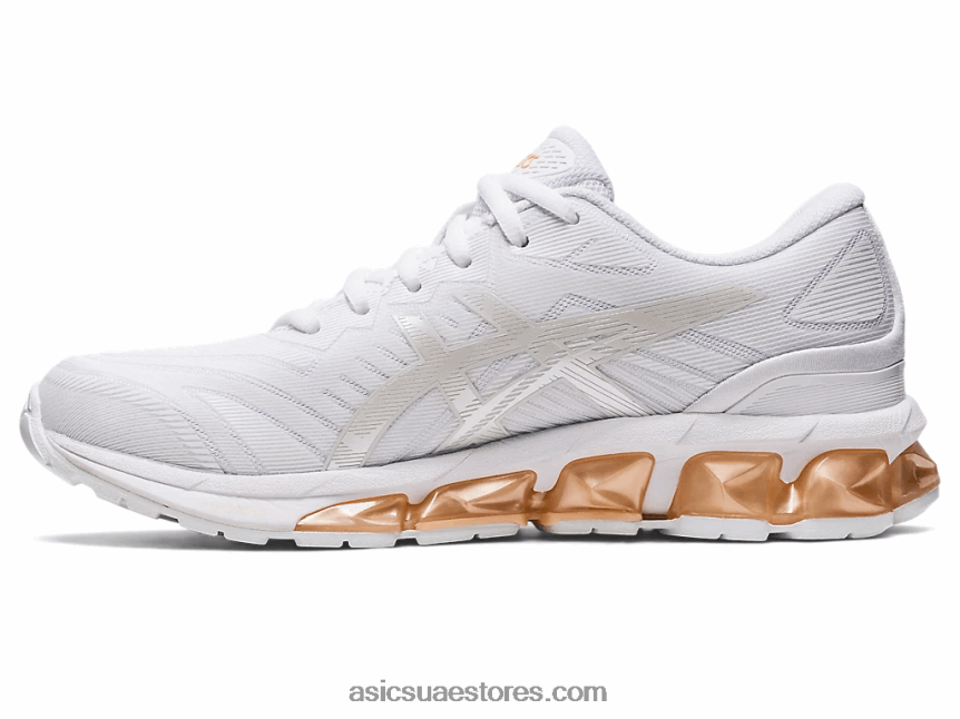 Asics أبيض / شمبانيا جل الكم 360 السابع 2N24DJ2623