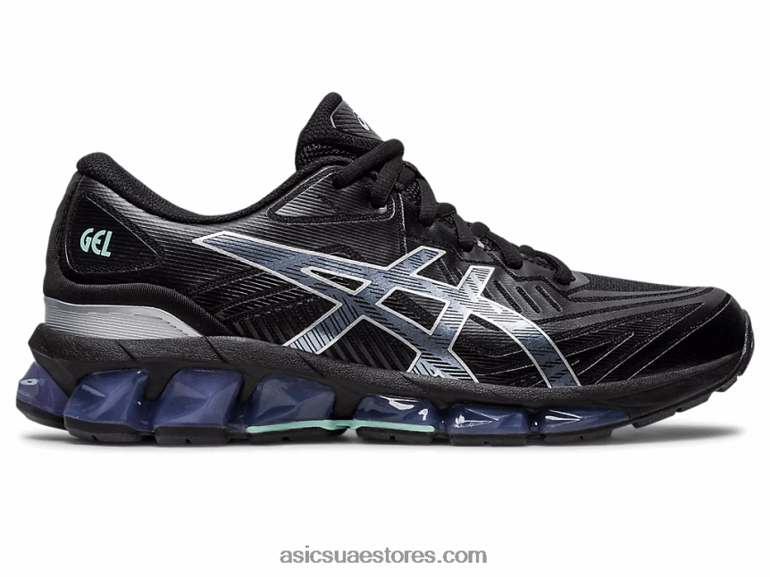 Asics أسود / بخار جل الكم 360 السابع 2N24DJ2627