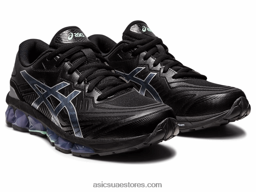 Asics أسود / بخار جل الكم 360 السابع 2N24DJ2627