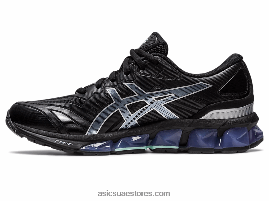 Asics أسود / بخار جل الكم 360 السابع 2N24DJ2627