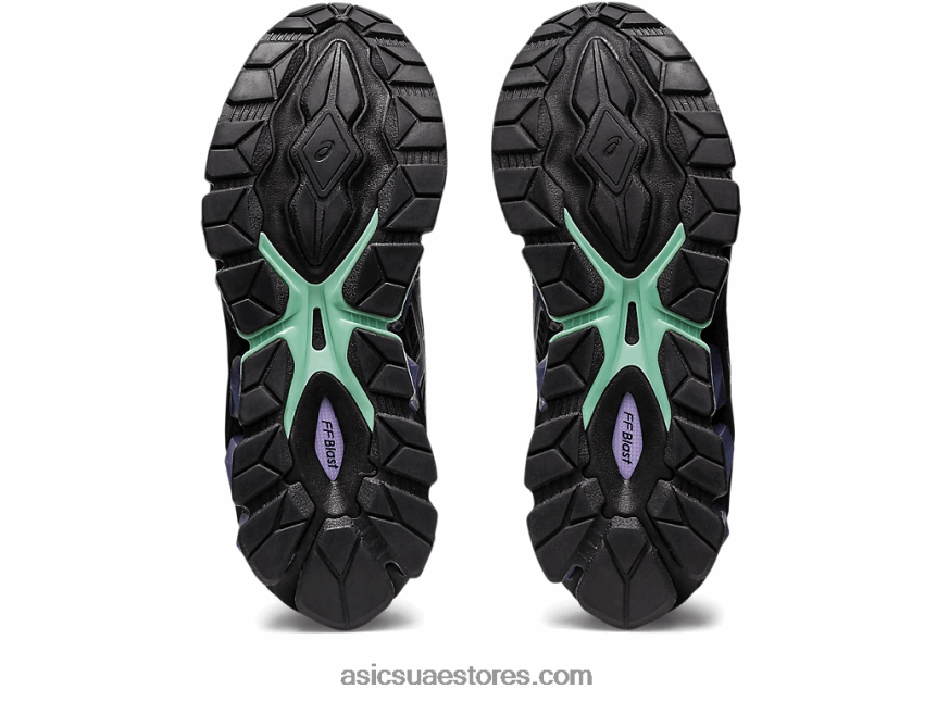 Asics أسود / بخار جل الكم 360 السابع 2N24DJ2627
