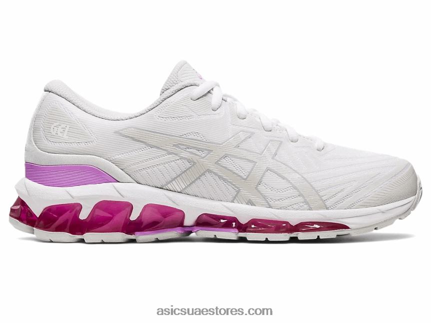 Asics توهج أبيض / لافندر جل الكم 360 السابع 2N24DJ2706