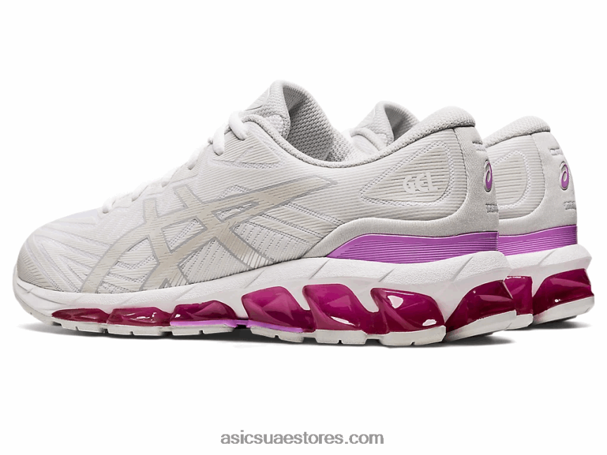 Asics توهج أبيض / لافندر جل الكم 360 السابع 2N24DJ2706