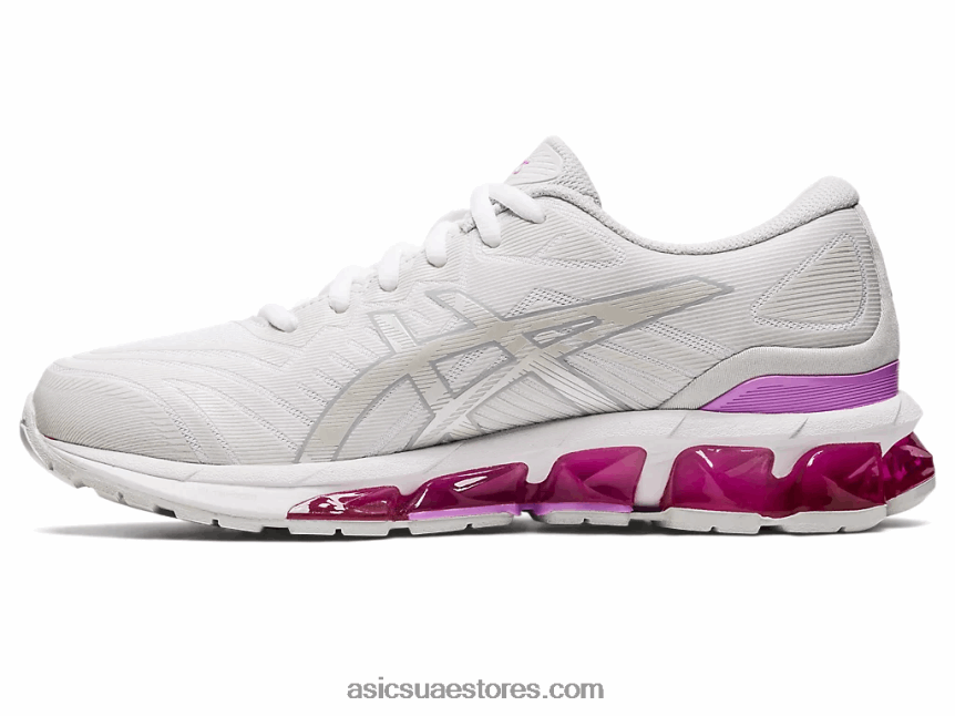 Asics توهج أبيض / لافندر جل الكم 360 السابع 2N24DJ2706