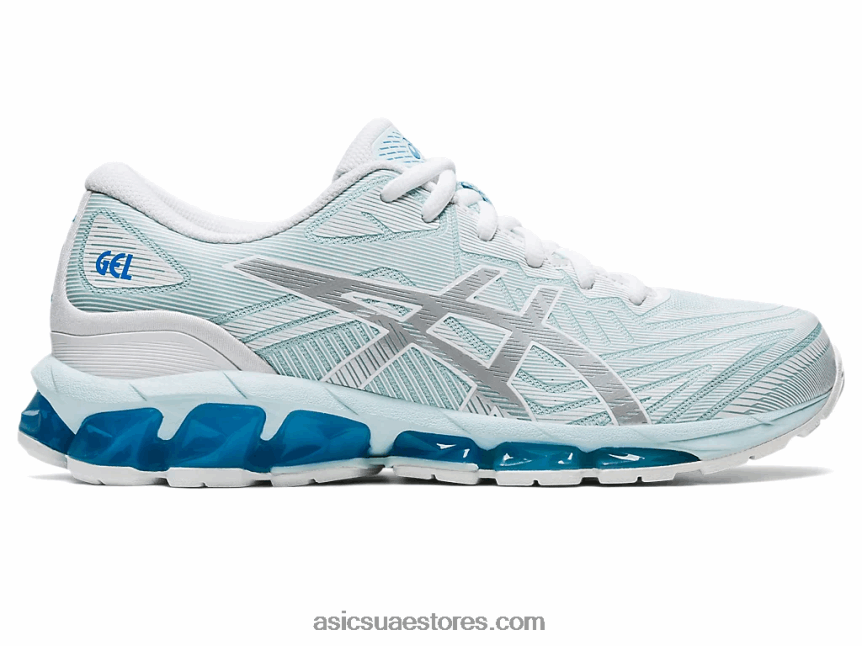 Asics الملاك أكوا / أبيض جل الكم 360 السابع 2N24DJ2745
