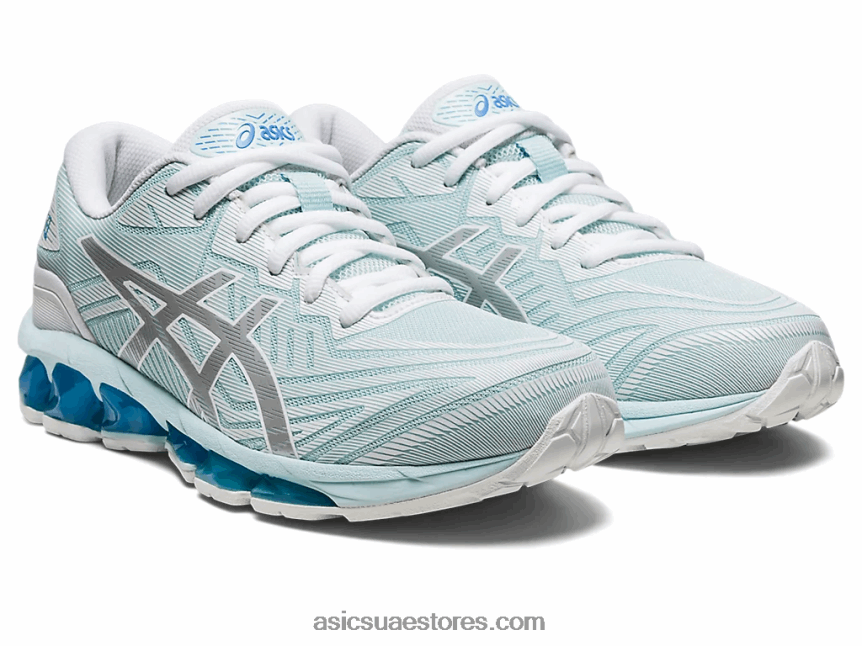 Asics الملاك أكوا / أبيض جل الكم 360 السابع 2N24DJ2745