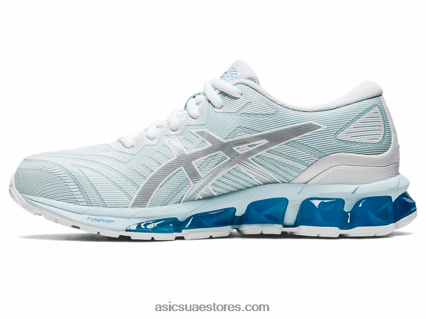 Asics الملاك أكوا / أبيض جل الكم 360 السابع 2N24DJ2745