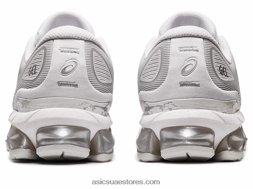 Asics أبيض / فضي نقي جل الكم 360 السابع 2N24DJ2916