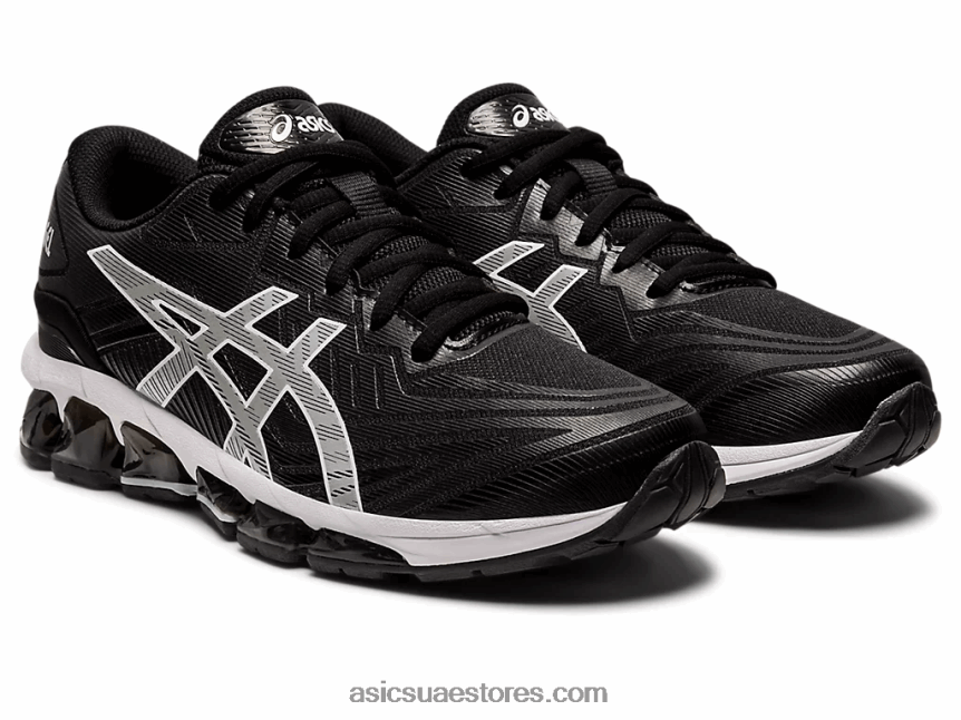 Asics أسود / رمادي بيدمونت جل الكم 360 السابع 2N24DJ2942