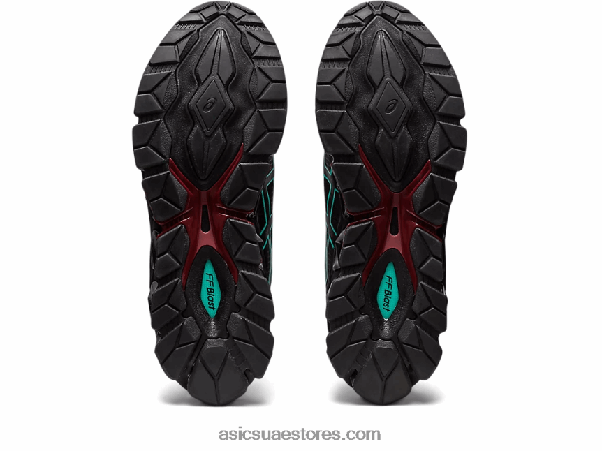 Asics أسود / شلال جل الكم 360 السابع 2N24DJ306